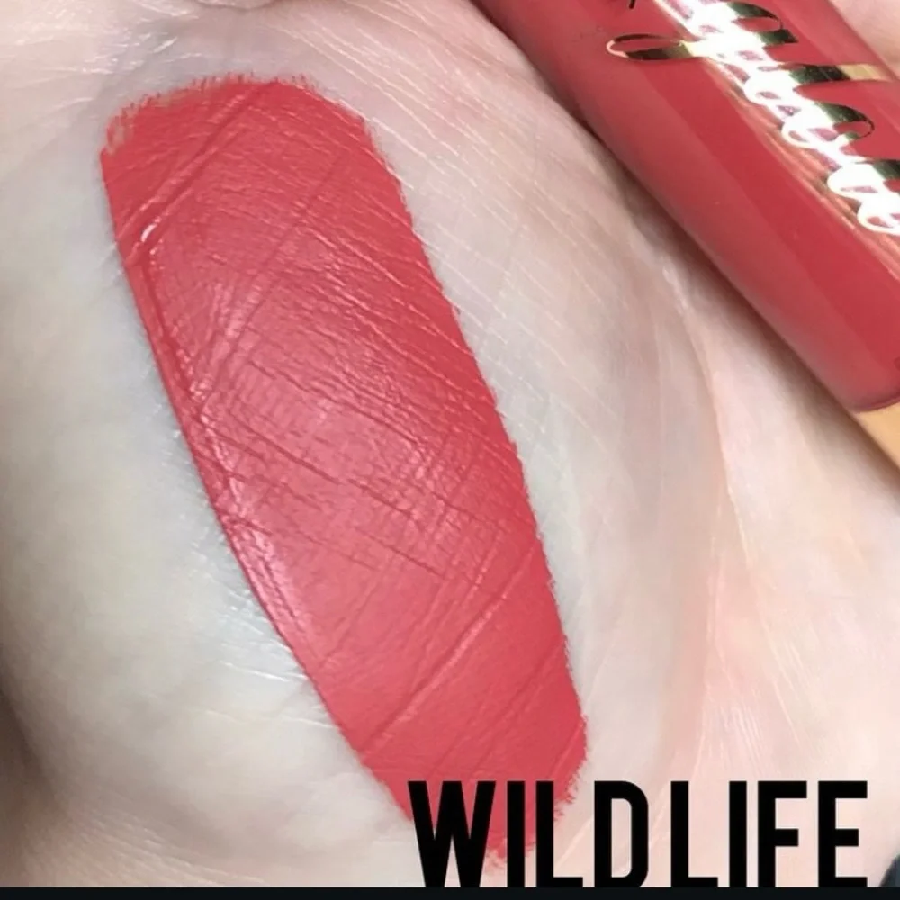 Give Me Glow Cosmetics Wild Life Matte Liquid Lipstick Tropical Discontinued NWT